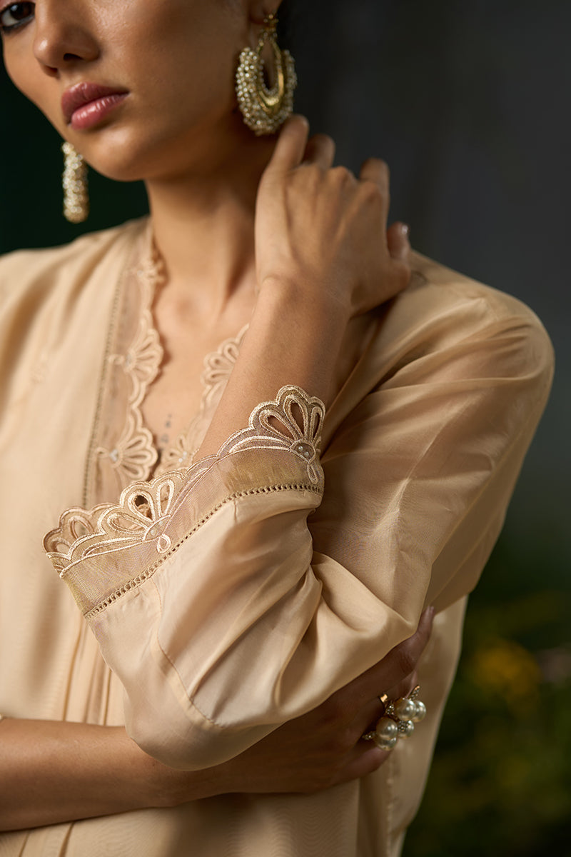 Dhiyona GF Women's Brazilian Sand Festive Kurta Set