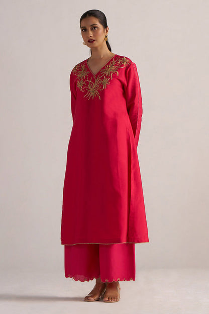 Dhiyona GF Women's Virtual Pink Festive Co-ord Set