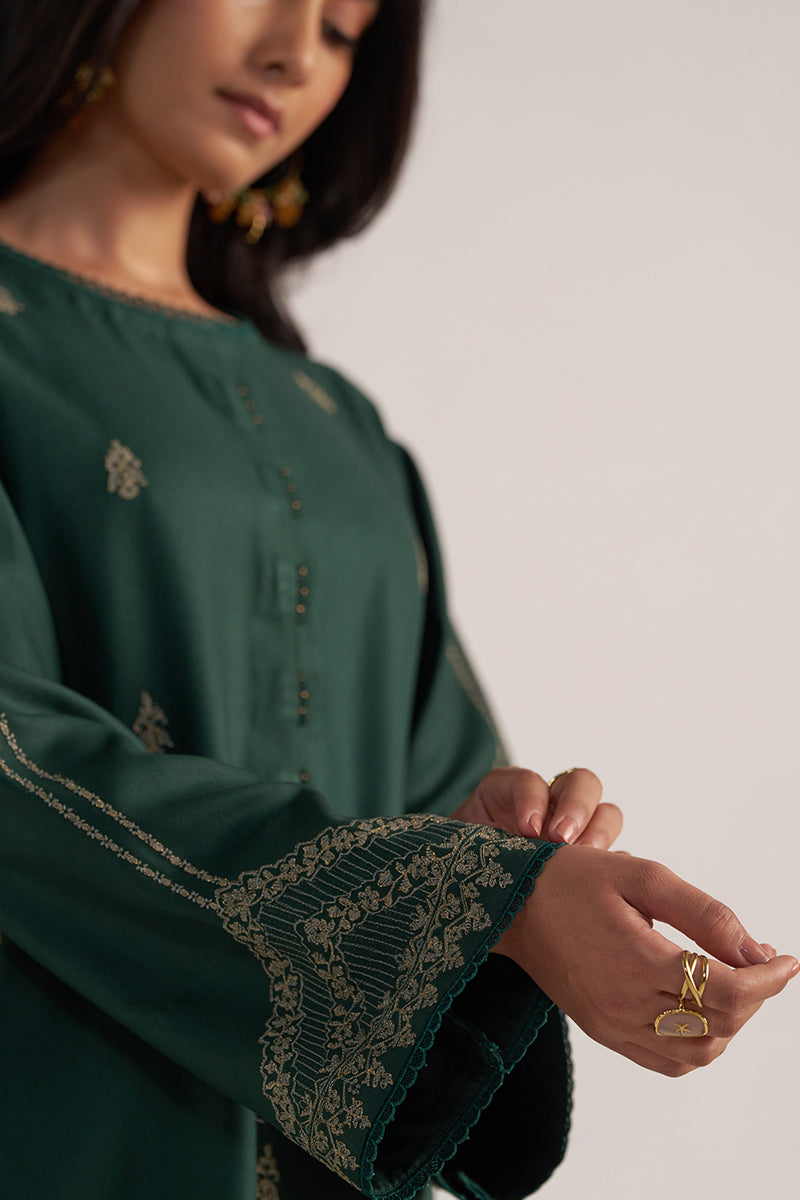 Dhiyona GF Women's Pine Grove Pashmina Kurta Set