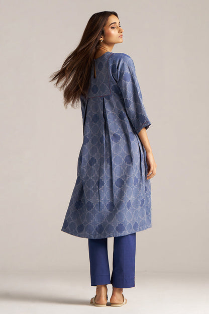 Dhiyona GF Women's Denim Blue Woven Co-ord Set