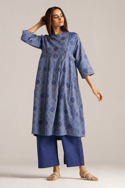 Dhiyona GF Women's Denim Blue Woven Co-ord Set