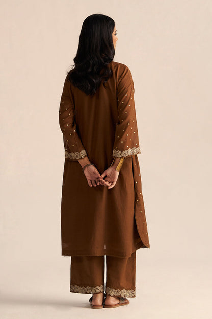 Dhiyona GF toffee embroidered festive co ord set