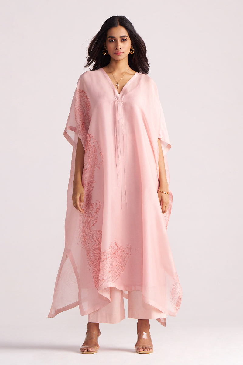 Dhiyona GF Women's Evening Sand Kaftaan Co-ord Set