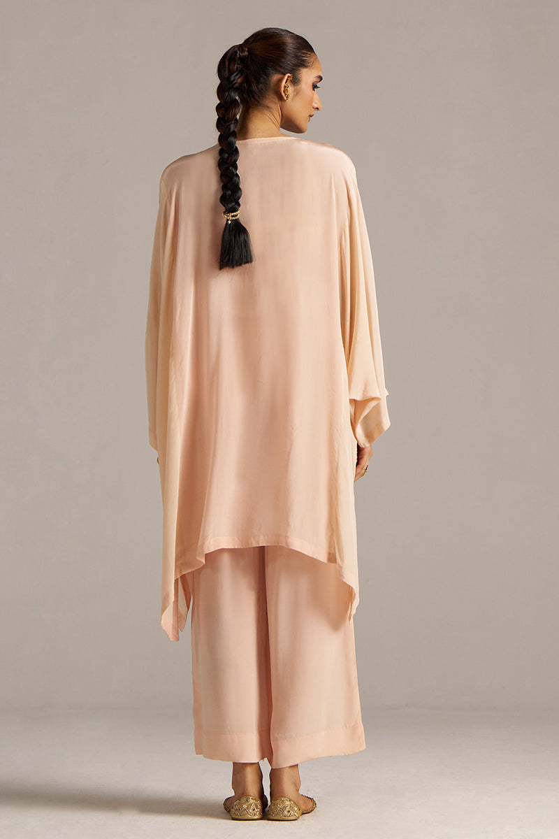 Dhiyona GF Women's Scallop Shell Crepe Silk Co-ord Set