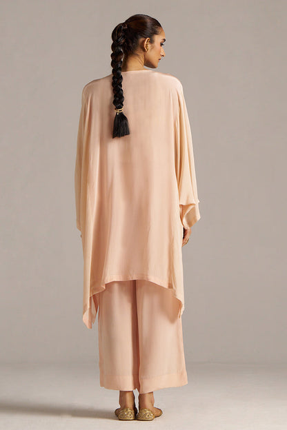 Dhiyona GF Women's Scallop Shell Crepe Silk Co-ord Set