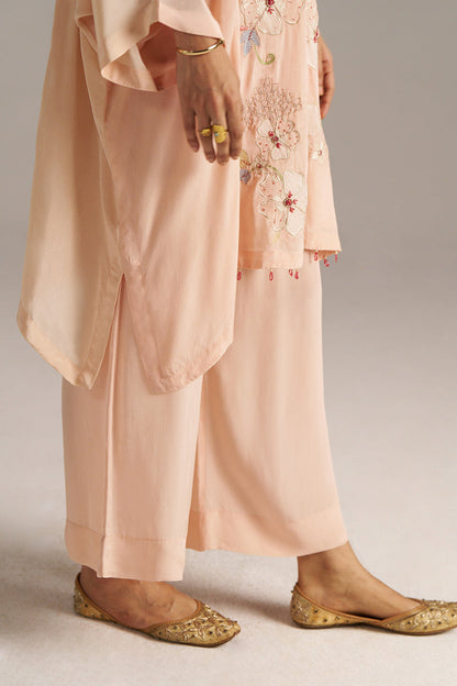 Dhiyona GF Women's Scallop Shell Crepe Silk Co-ord Set