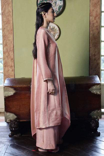 Women's Melted Clay Woven Silk Salwar Suit