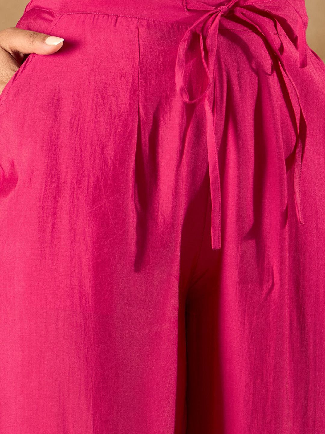 Women Ethnic Motifs Embroidered Empire Kurta with Trousers & Dupatta