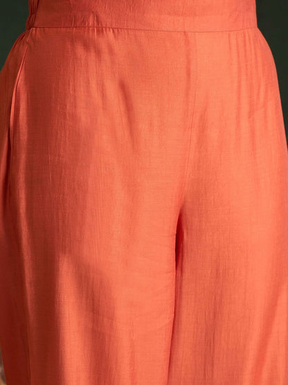 Dhiyona IE Women Ethnic Motifs Embroidered Regular Gotta Patti Kurta with Trousers & With Dupatta