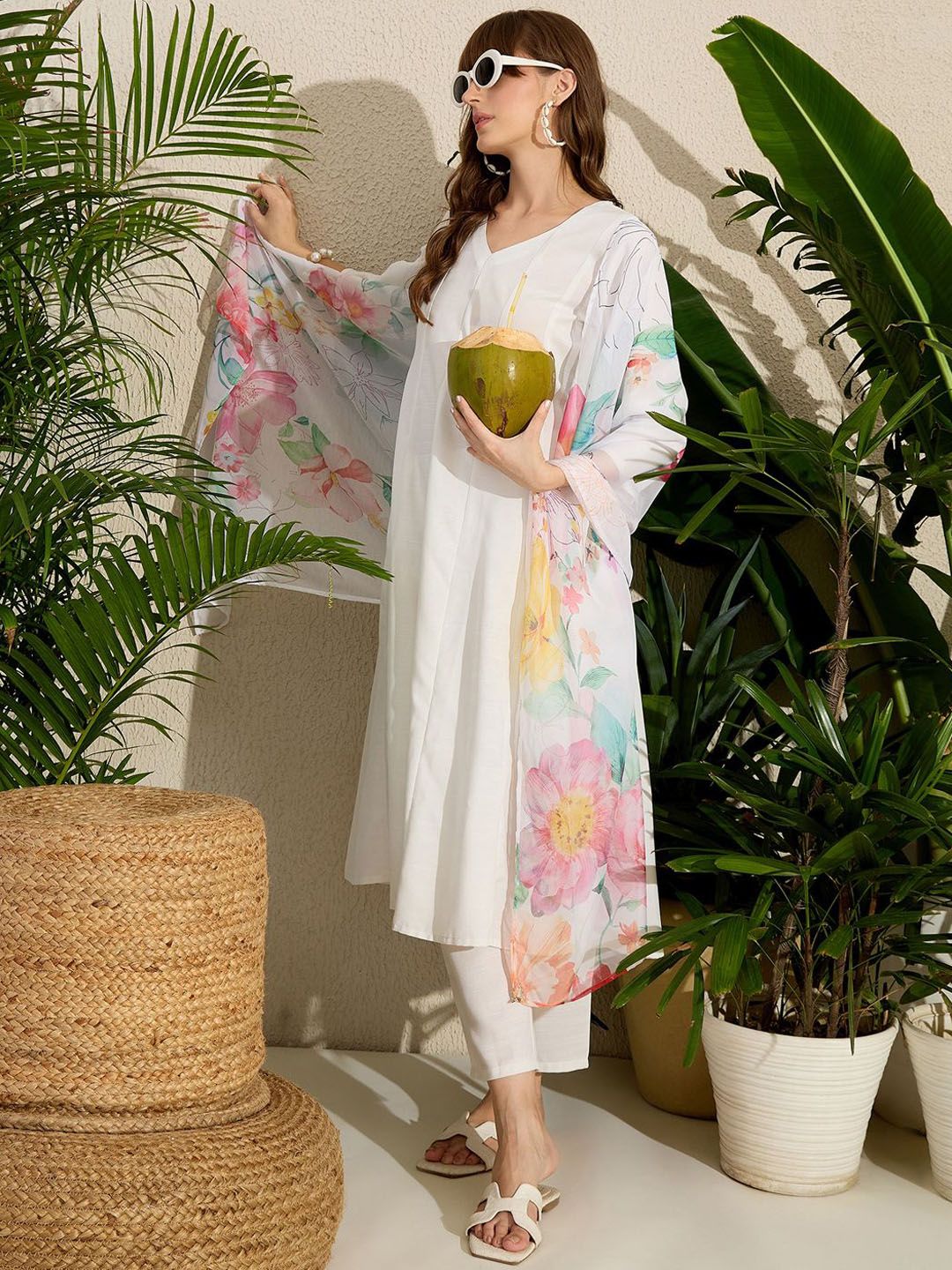 Kurta with Trousers & With Dupatta