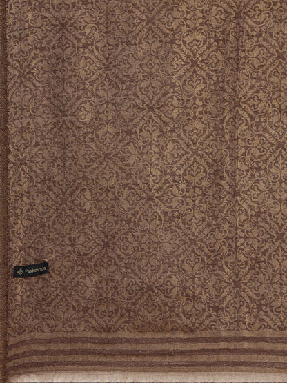 Dhiyona PA Women Woven Design Pure Wool Shawl