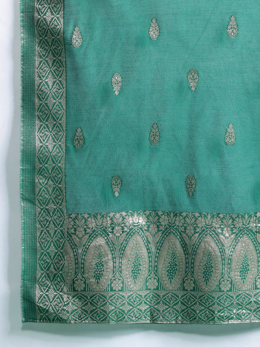 Dhiyona IE Ethnic Motifs Woven Design Kurta with Trousers & With Dupatta