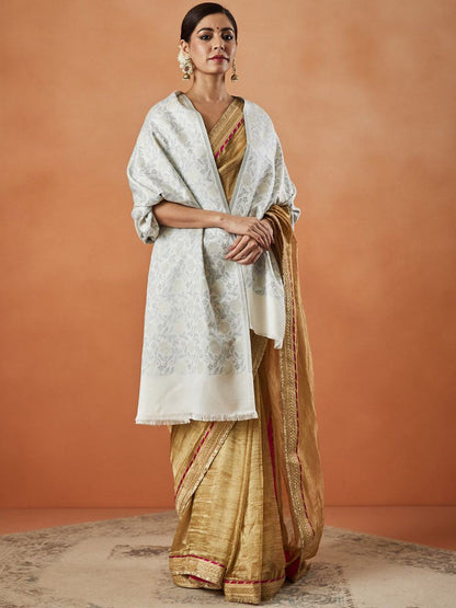 Dhiyona PA Ethnic Motifs Woven Design Shawl