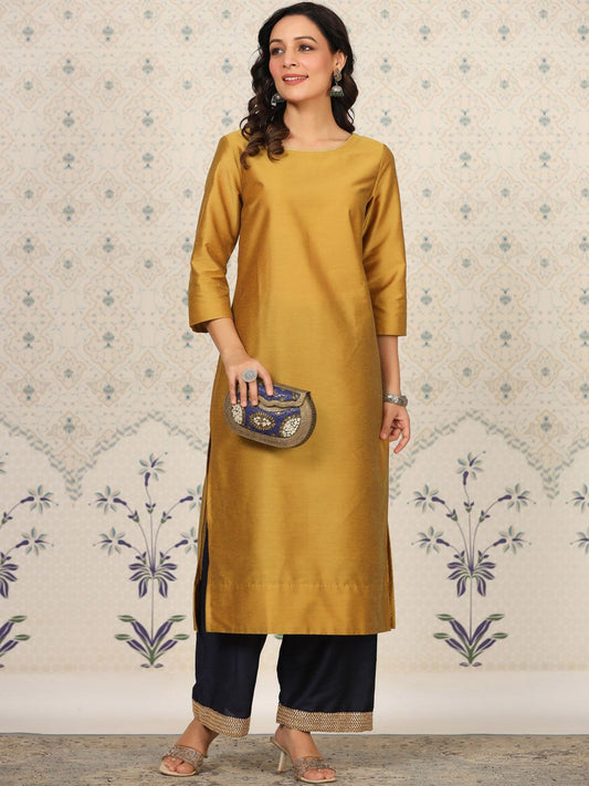 Dhiyona OD  Round Neck Kurta With Palazzos