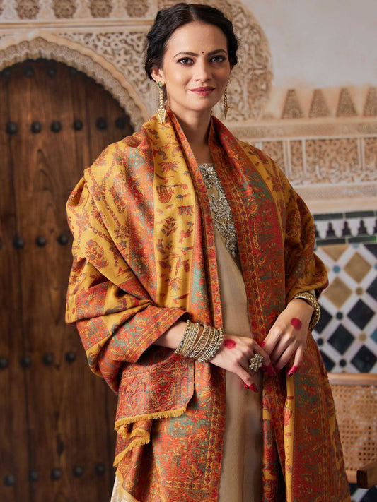 Dhiyona PA Women Paisley Woven Design Shawl