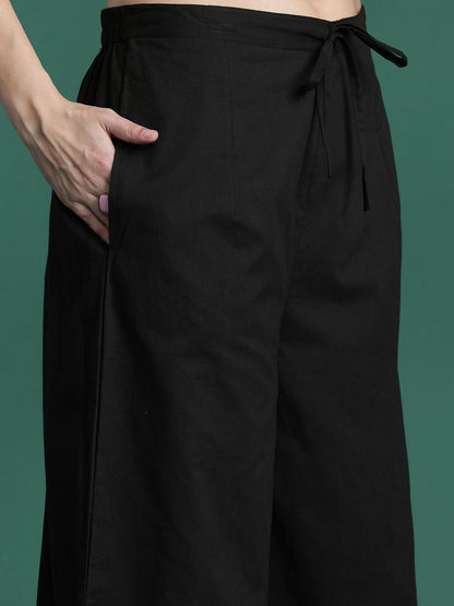 Dhiyona IE Embroidered Pure Cotton Tunic With Trouser Co-Ords