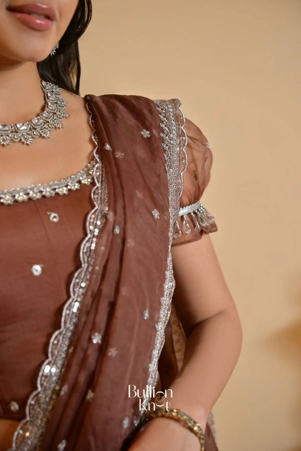 Dhiyona BN Shabdika Lehenga Set in Brown
