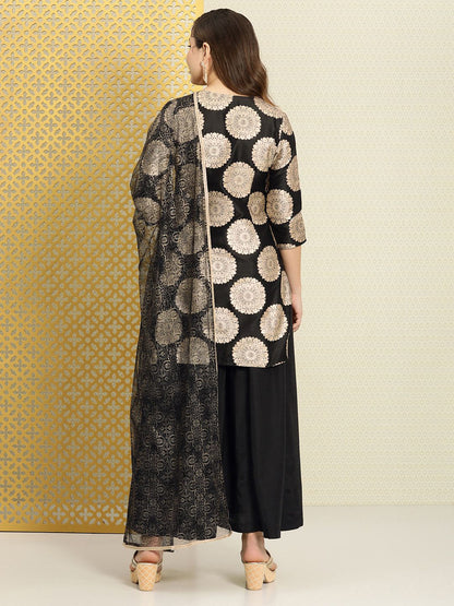 Dhiyona PD Women Women Jashn Ethnic Motifs Kurta & Palazzos With Dupatta