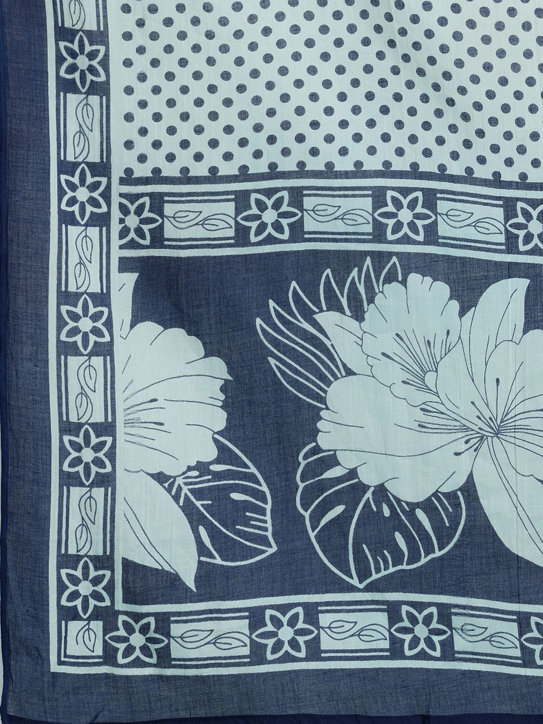 Floral Printed Regular Pure Cotton Kurta with Trousers & Dupatta