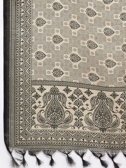 Dhiyona VA Women'sWoven Design Kurta with Trousers & With Dupatta