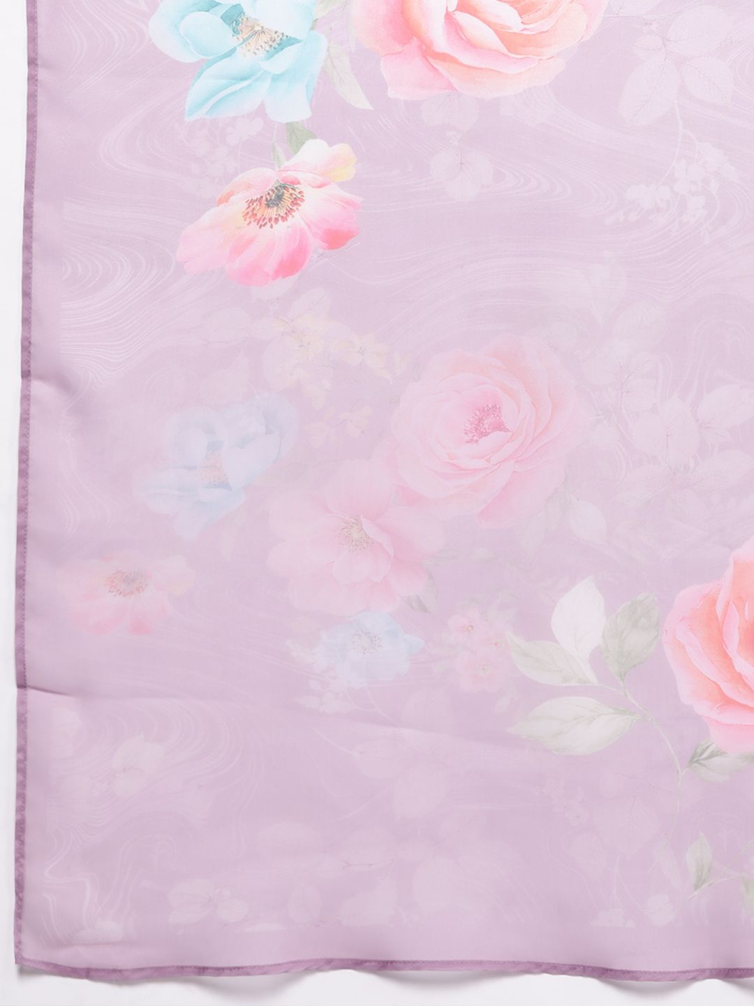 Floral Embroidered Regular Thread Work Pure Cotton Kurta With Trousers & Dupatta