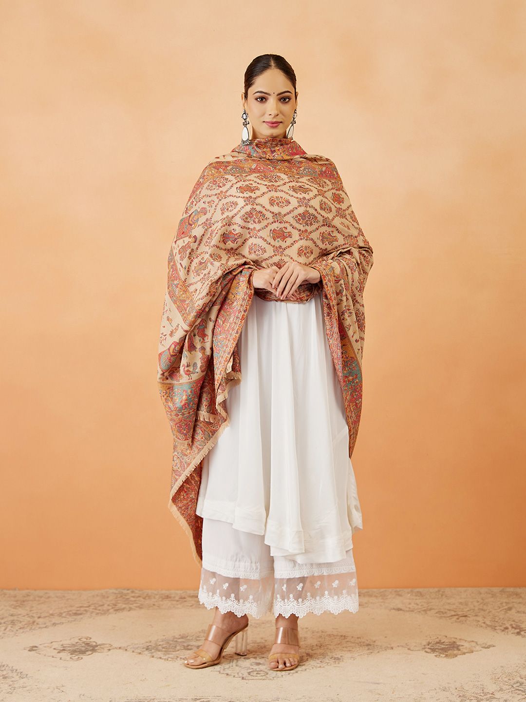 Dhiyona PA Women Paisley Woven Design Shawl