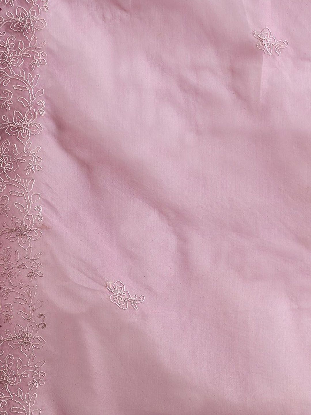 Ethnic Motifs Embroidered Thread Work Kurta With Trousers & Dupatta