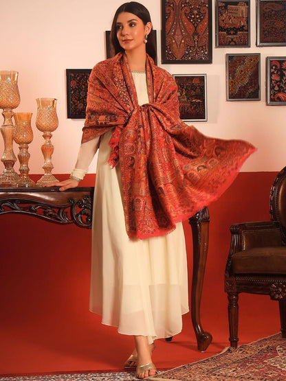 Dhiyona PA Floral Woven Design Shawl