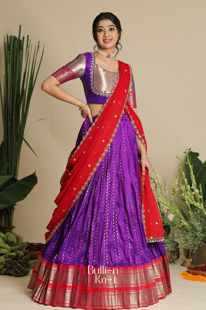 Dhiyona BN Gita Pethani Lehenga Set in Purple
