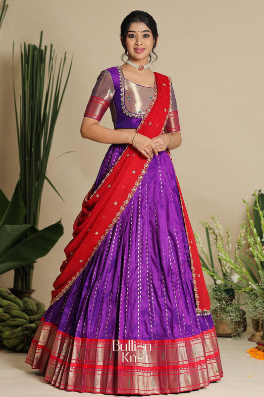 Dhiyona BN Gita Pethani Lehenga Set in Purple