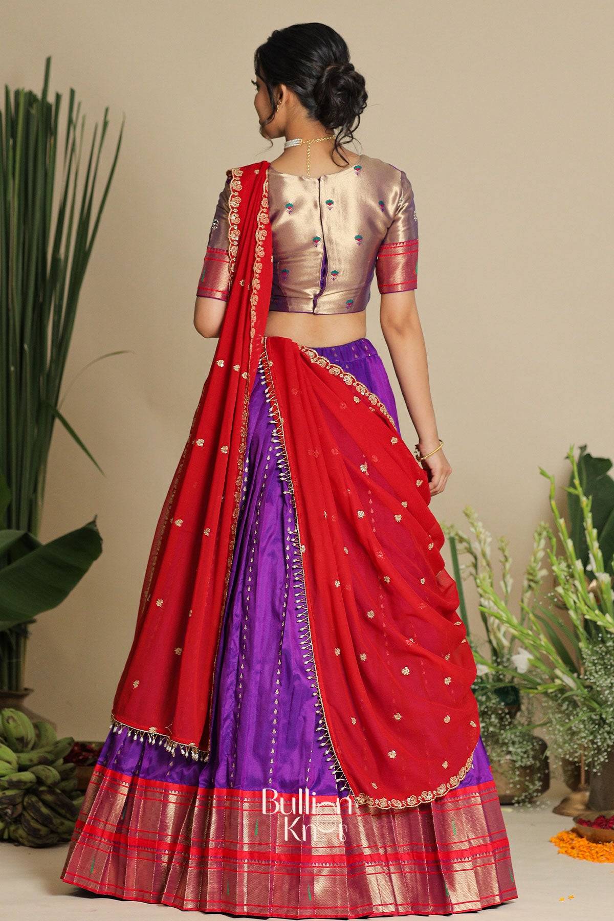 Dhiyona BN Gita Pethani Lehenga Set in Purple