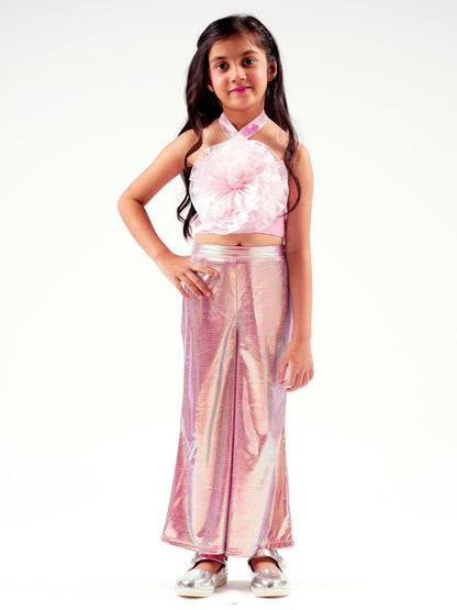 Pink Barbie Shimmer Ballerina Girls Co-ordinate set for Young Girls
