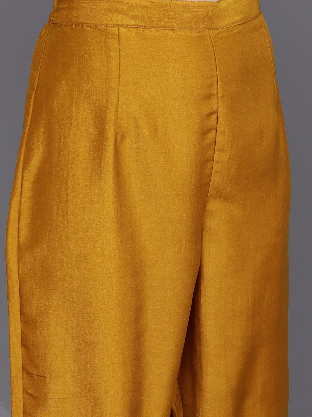 Floral Embroidered Thread Work Kurta with Trousers & Dupatta