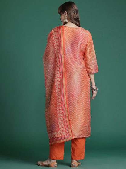 Dhiyona IE Ethnic Motifs Kurta with Trousers & Dupatta
