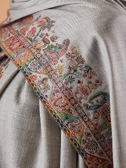 Dhiyona PA Rajwada Paisley Woven Design Shawl