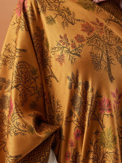 Dhiyona PA Shalimar Kaani Floral Woven Design Shawl