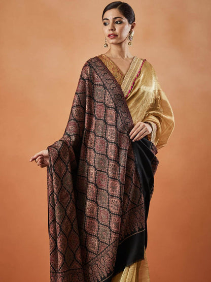 Dhiyona PA Shabnam Paisley Woven Design Jamawar Shawl