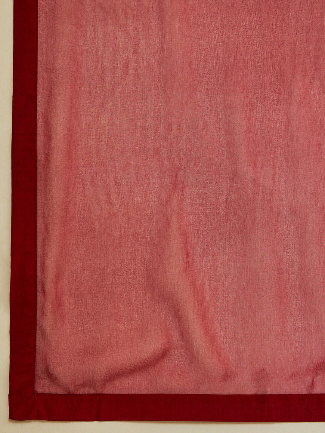 Dhiyona SO Women's Red Ethnic Motifs Yoke Design Beads and Stones Georgette Kurta With Salwar & Dupatta