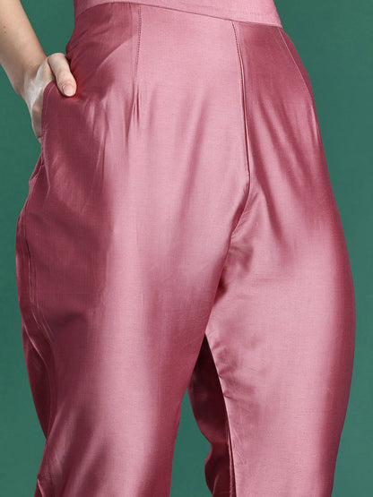 Dhiyona IE Floral Printed Kurta with Trousers & Dupatta