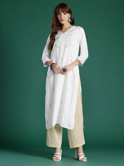 Dhiyona IE Embroidered Thread Work Kurta