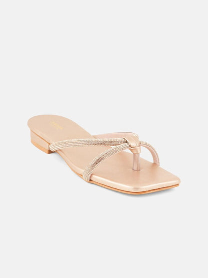 Dhiyona AK Women Embellished Open Toe Flats