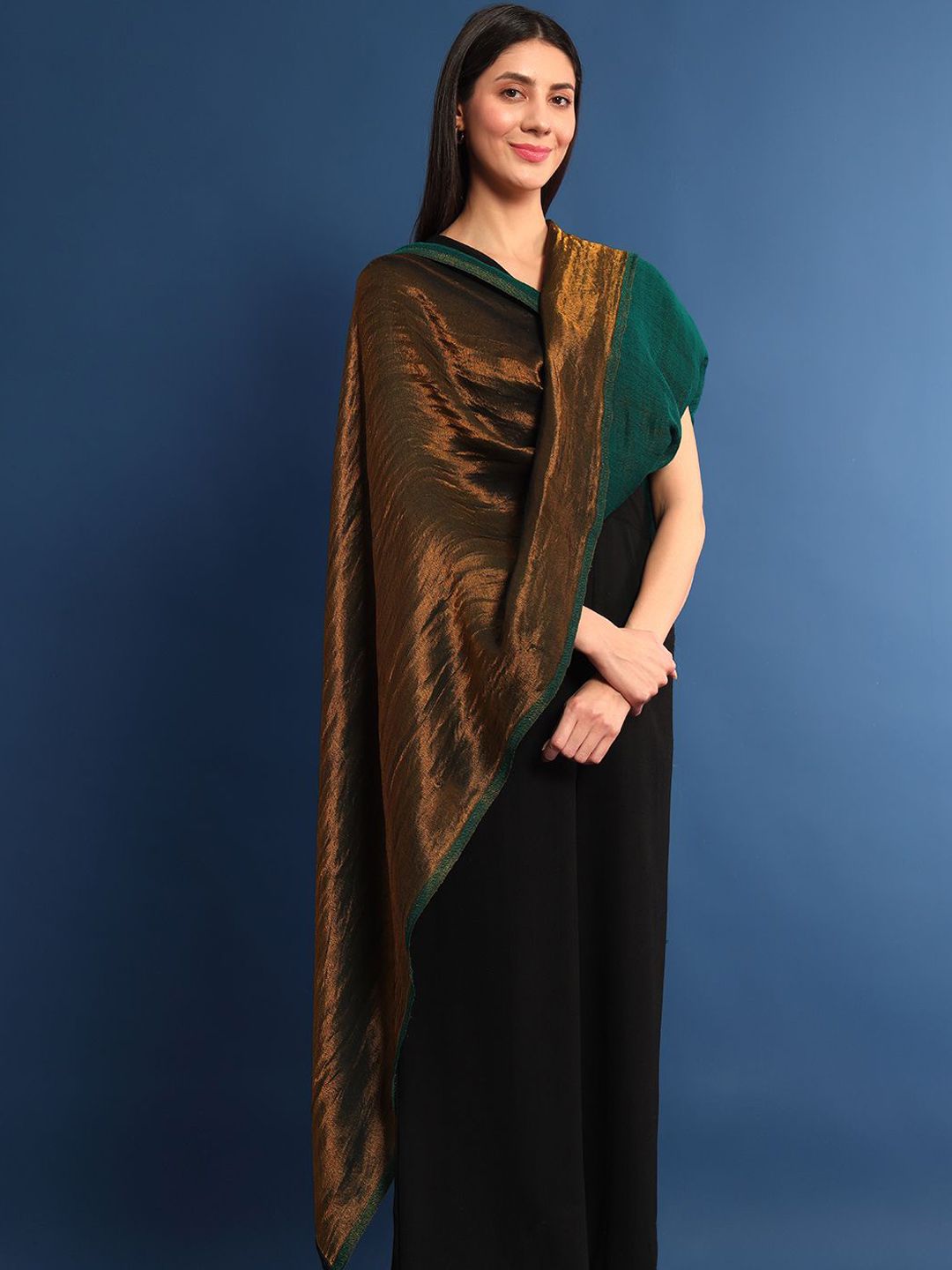 Dhiyona PA Woven Design Woollen Shawl