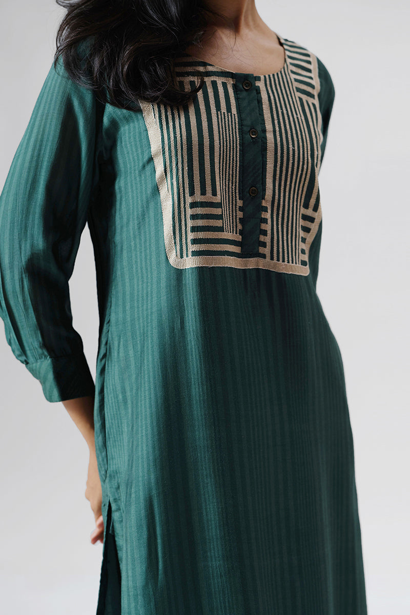 Women's Posy Green Bemberg Silk Co-ord Set