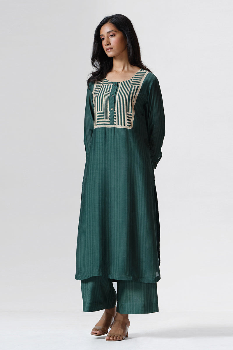 Women's Posy Green Bemberg Silk Co-ord Set