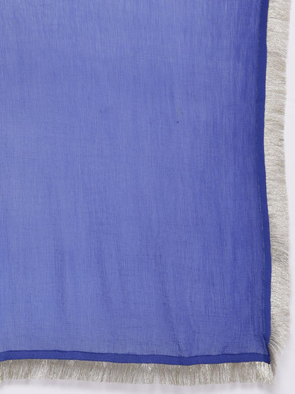 Dhiyona VA Women'sBandhani Printed Mirror Work Kurta with Trousers & Dupatta