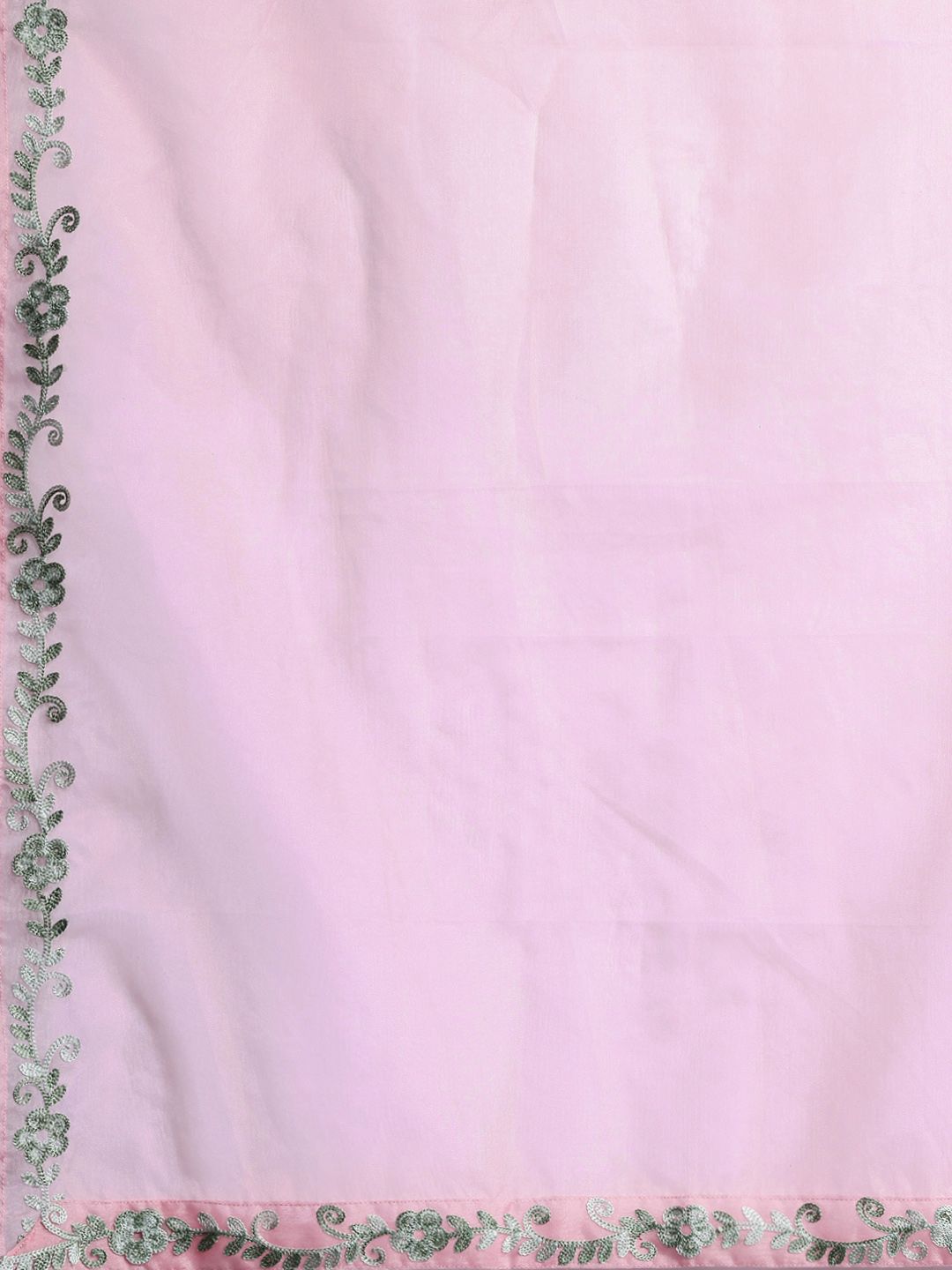 Dhiyona IE Floral Embroidered Thread Work Kurta With Trousers & Dupatta