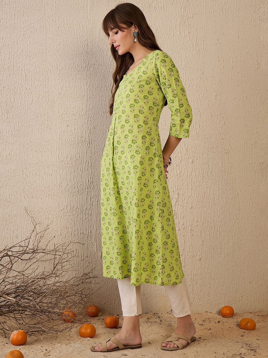 Dhiyona IE Women Ethnic Motifs Printed Kurta