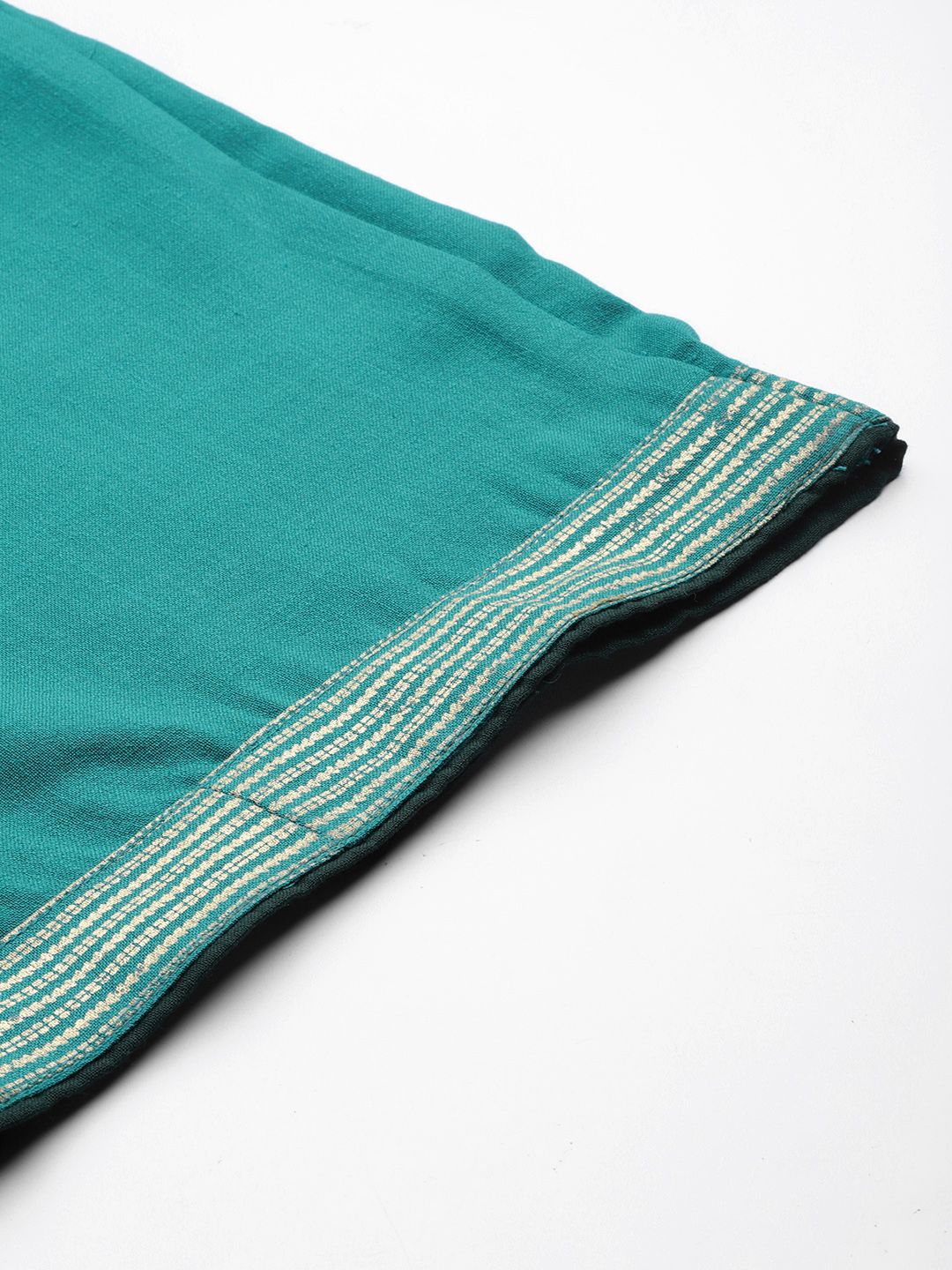 Women Green Ethnic Motifs Printed Kurta with Palazzos