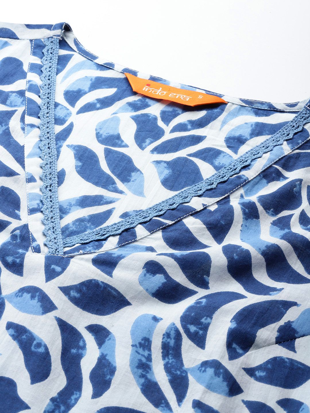 Dhiyona IE Printed Pure Cotton Kurta with Trousers