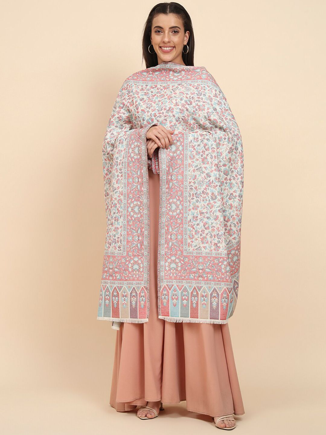 Dhiyona PA Floral Woven Design Shawl